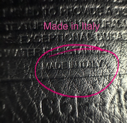 Coach Backpack Vintage Black Leather Bucket Bag 90s ITALY Sonoma Cinch Sling Purse