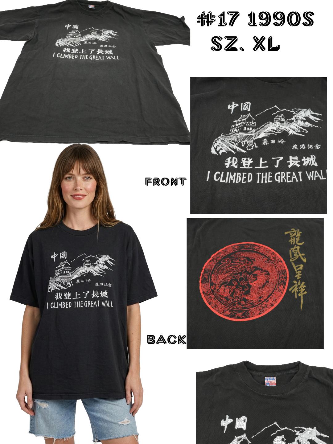 Vintage Tshirts Black Cotton 90s to Y2K Graphic Print Tees Band Rap Retro Unisex All Size S-XL