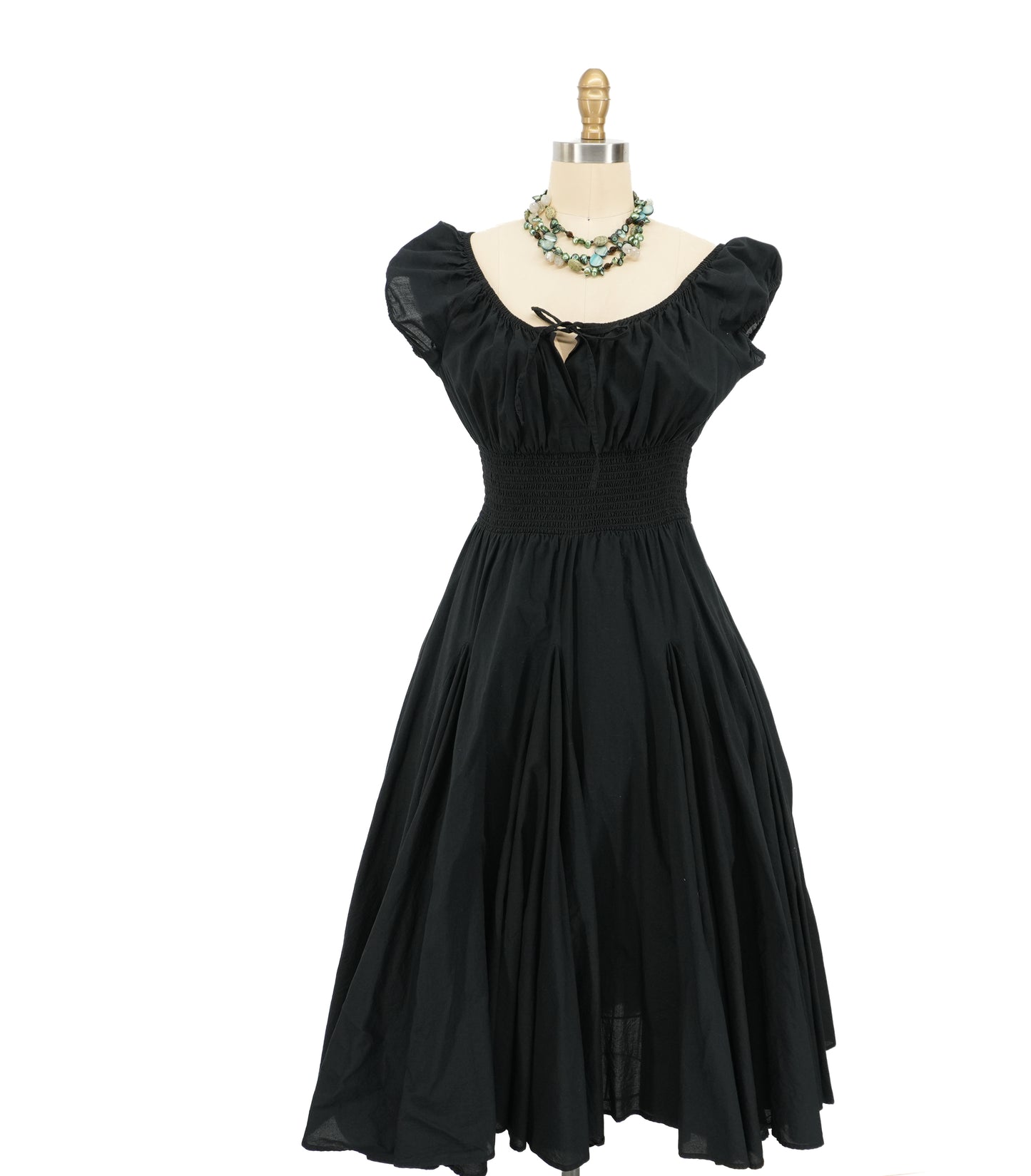 blackcottonsundresspuffsleeveromanticparisstylepoplindress-7.jpg