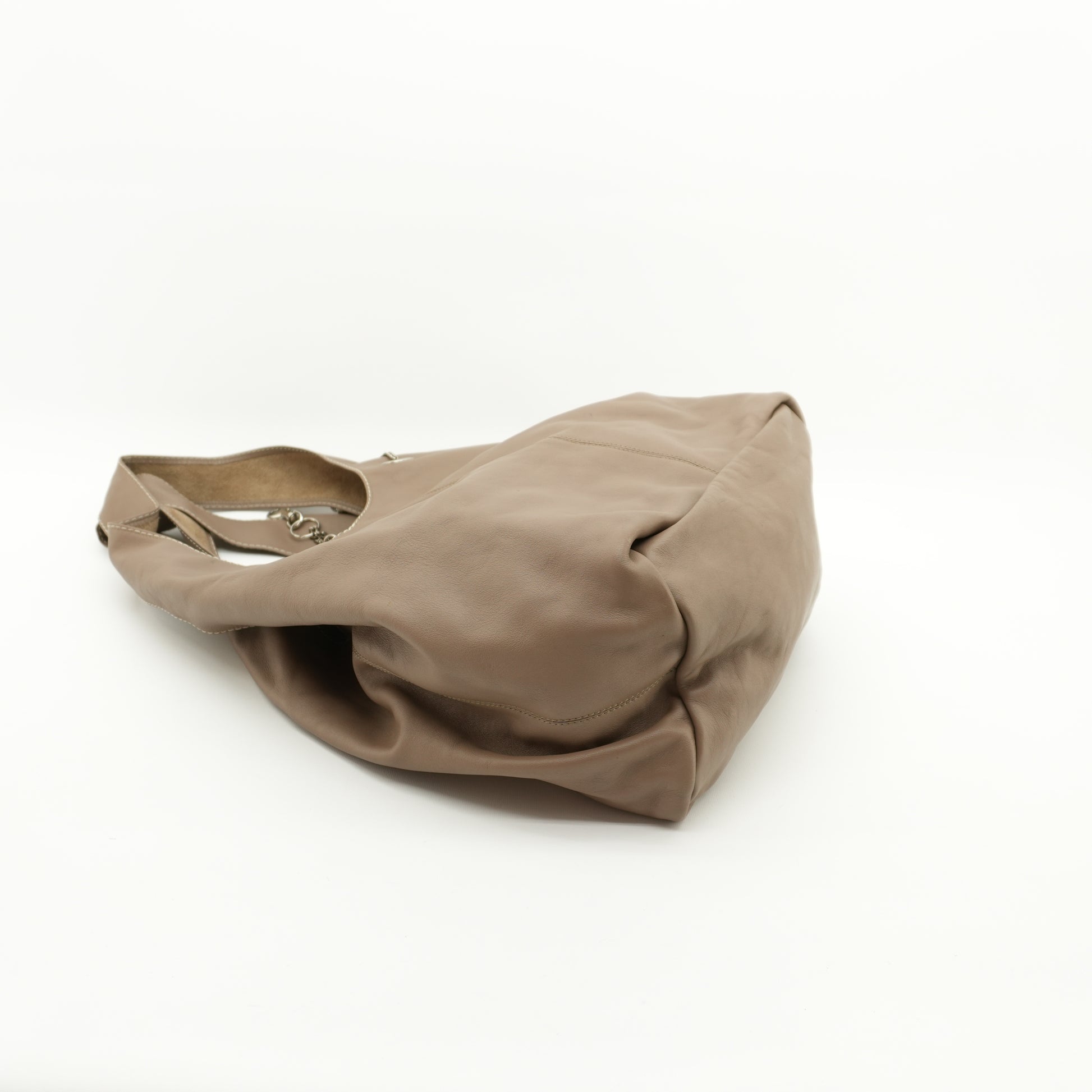 beigeleatherslouchyhobolunchbagsatchellongchainfringe-15.jpg