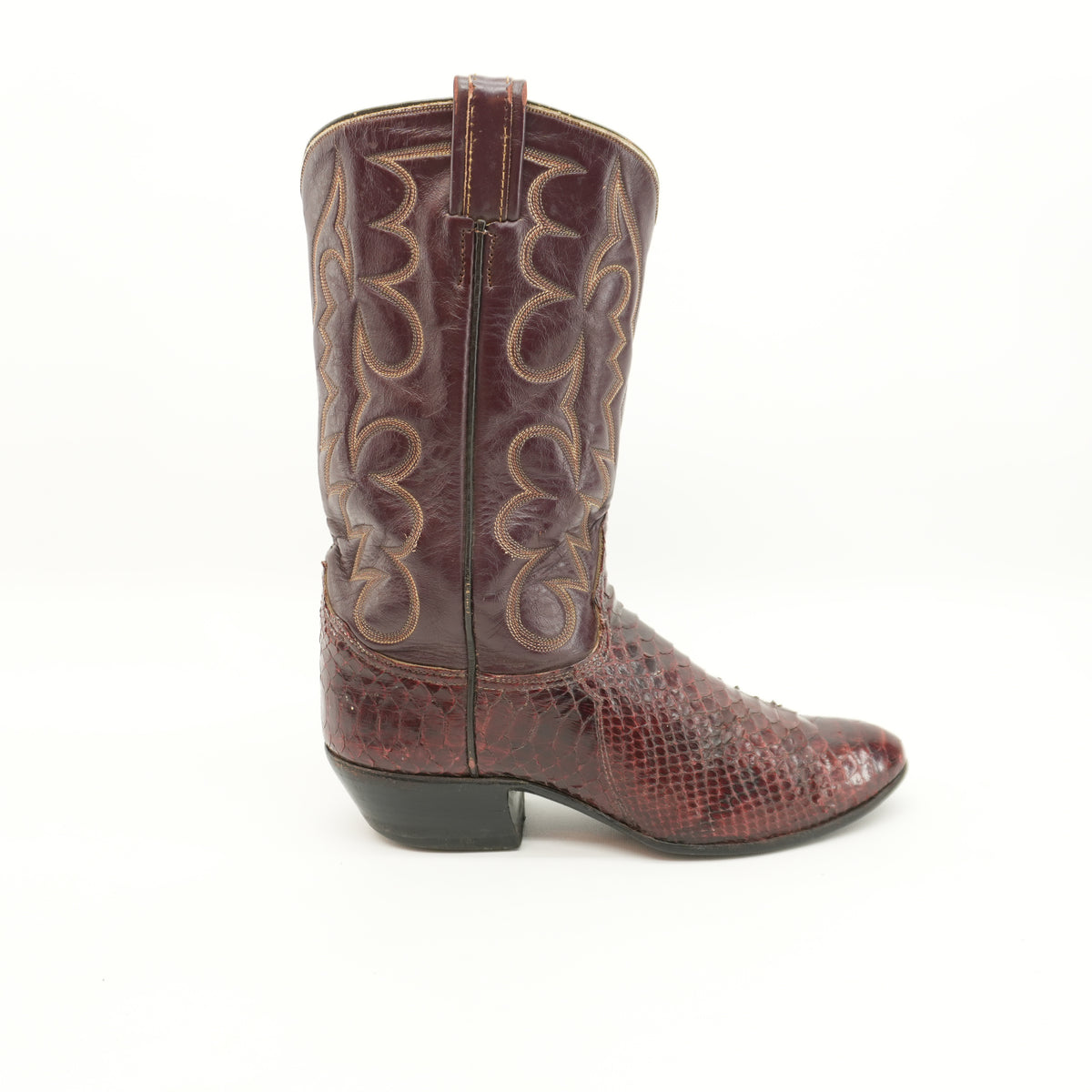 vintagetonylama70ssnakeskinburgundymarooncowboybootssize8-7.jpg