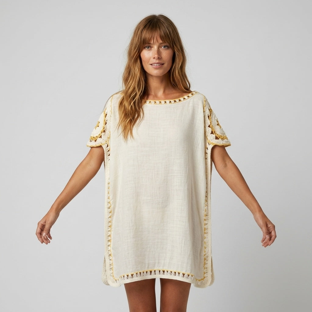 vintage-crochet-cotton-beach-cover-up-tunic-sundress-white-yellow-free-size-7.jpg