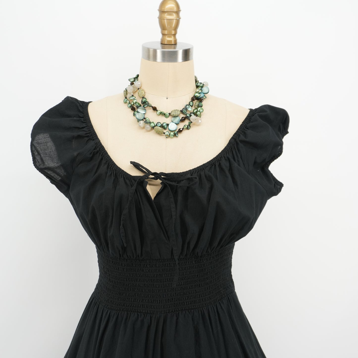 blackcottonsundresspuffsleeveromanticparisstylepoplindress-6.jpg