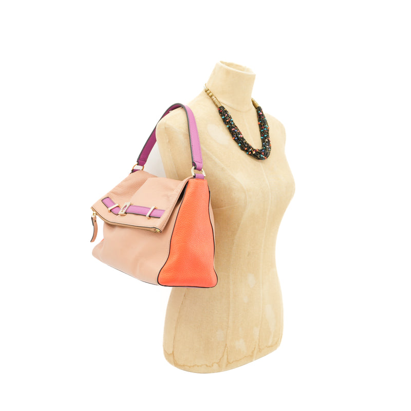 Kate Spade Colorblock Leather Shoulder Bag Colorful Crossbody