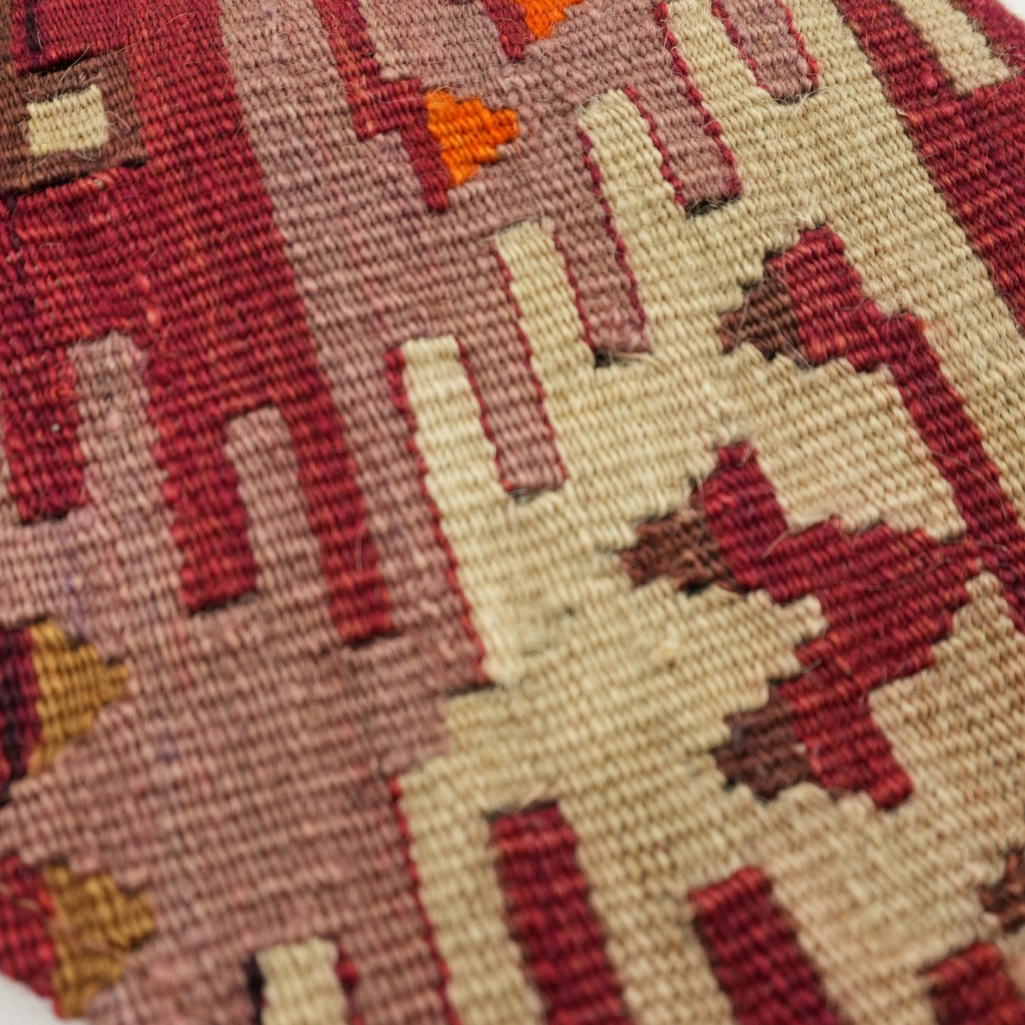 Vintage Wool Vest Handwoven Carpet Handmade Turkish Kilim Deerskin Boho Western Art Vest