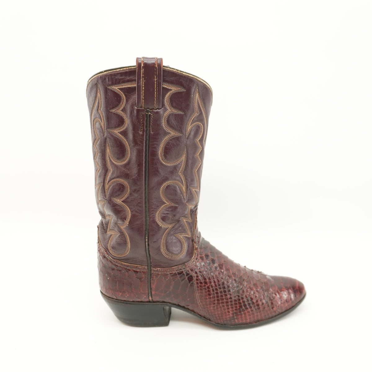 vintagetonylama70ssnakeskinburgundymarooncowboybootssize8-4.jpg