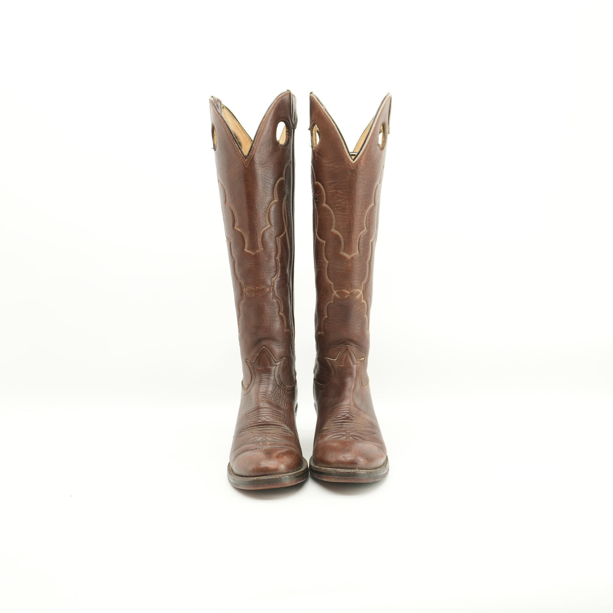 tonylamatallcowgirlbootsbrownleatherwesternkneehighcowboybootssize75-9.jpg