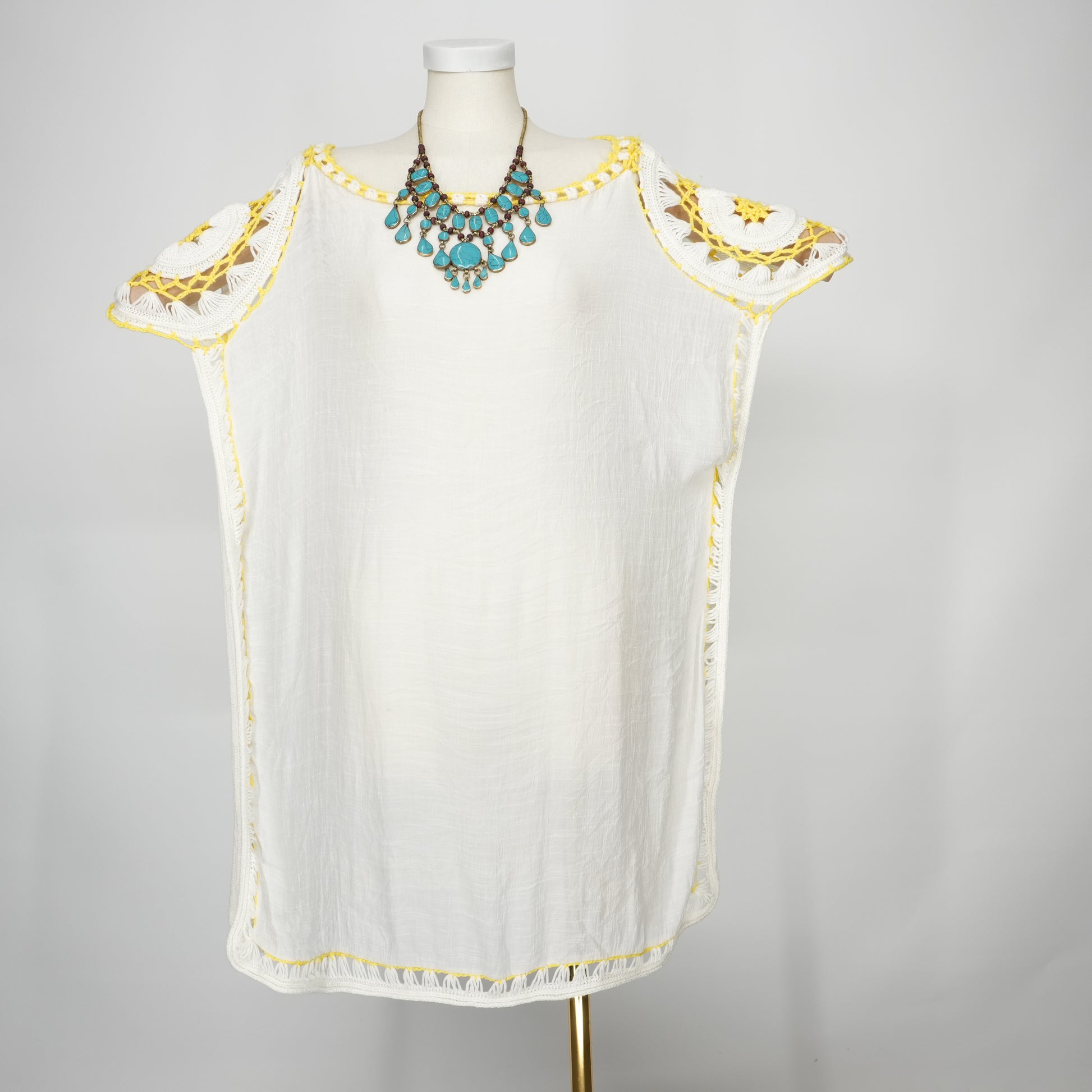 vintage-crochet-cotton-beach-cover-up-tunic-sundress-white-yellow-free-size-9.jpg
