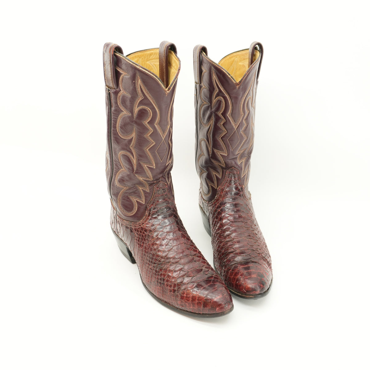 vintagetonylama70ssnakeskinburgundymarooncowboybootssize8.jpg