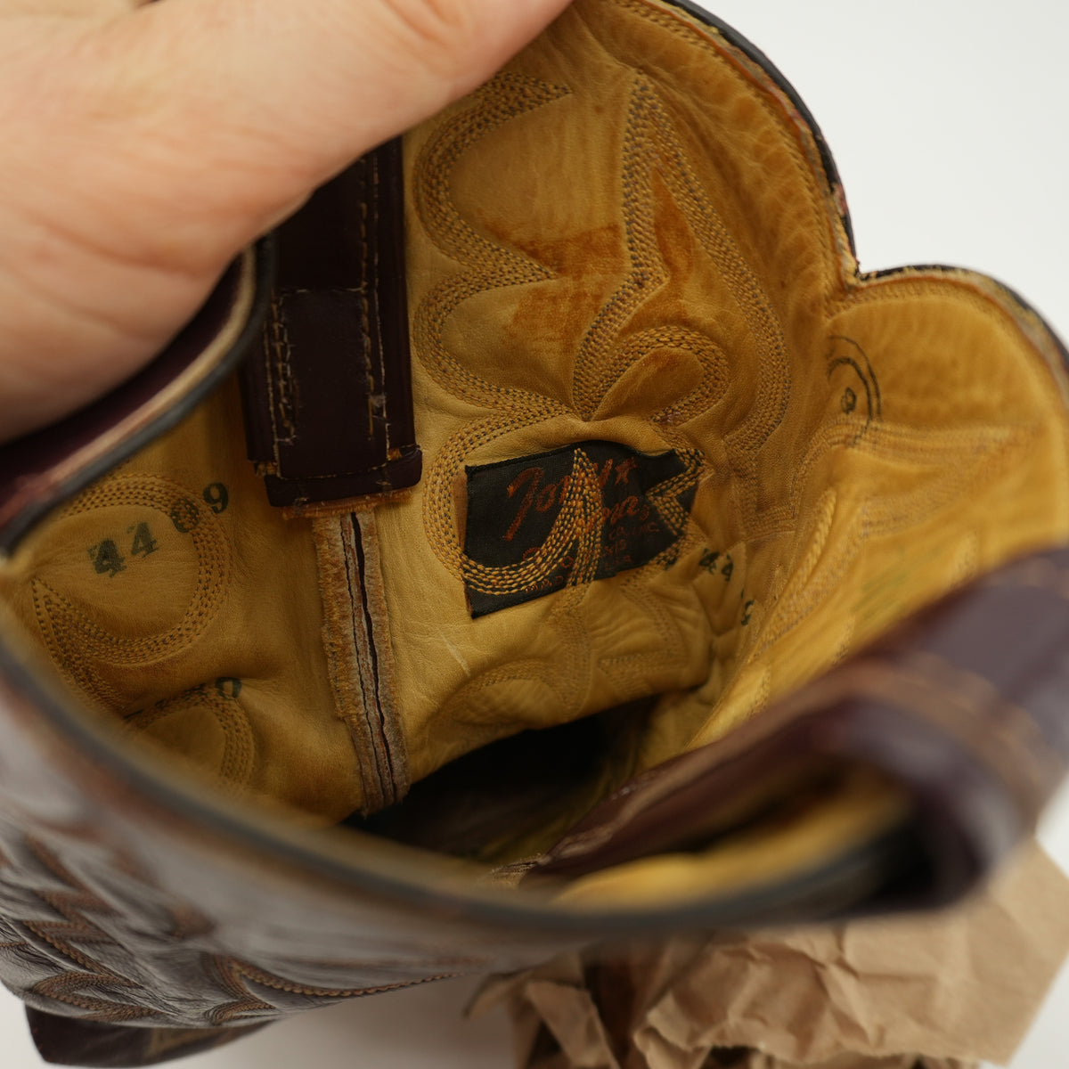 vintagetonylama70ssnakeskinburgundymarooncowboybootssize8-6.jpg