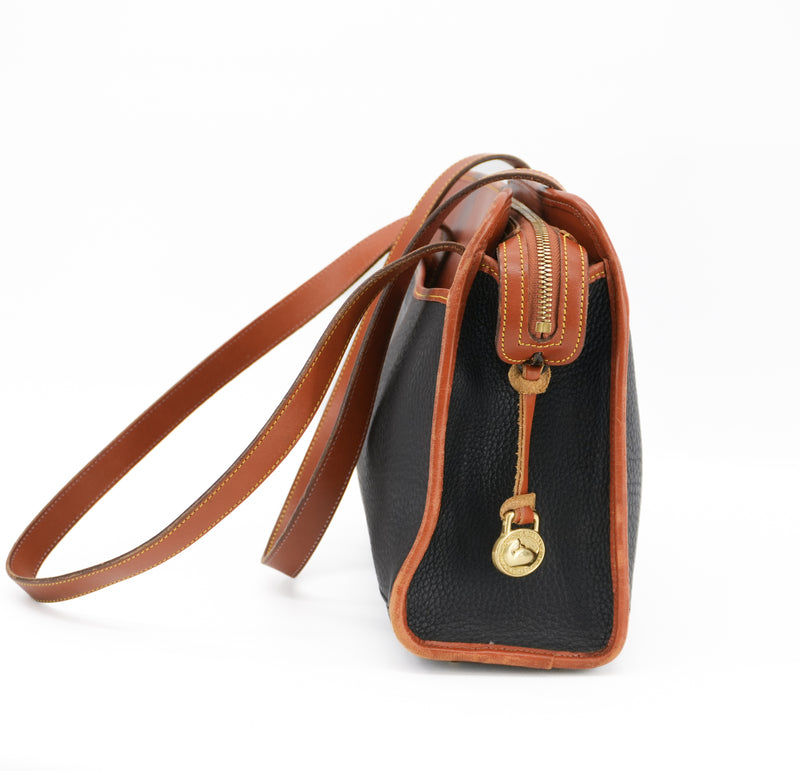 dooney-bourke-vintage-leather-shoulder-bag-black-brown-2.jpg