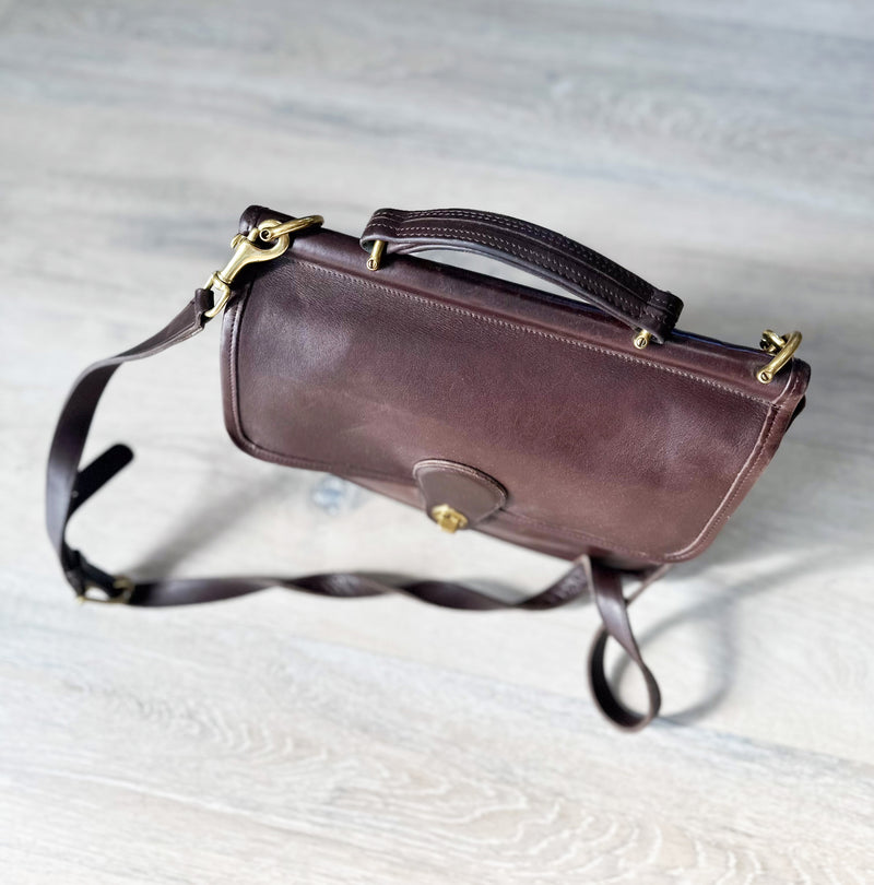 COACH Mini Ellis Bag Satchel Purse Tote Brown Pebble Leather | Satchel purse,  Purses, Womens tote bags