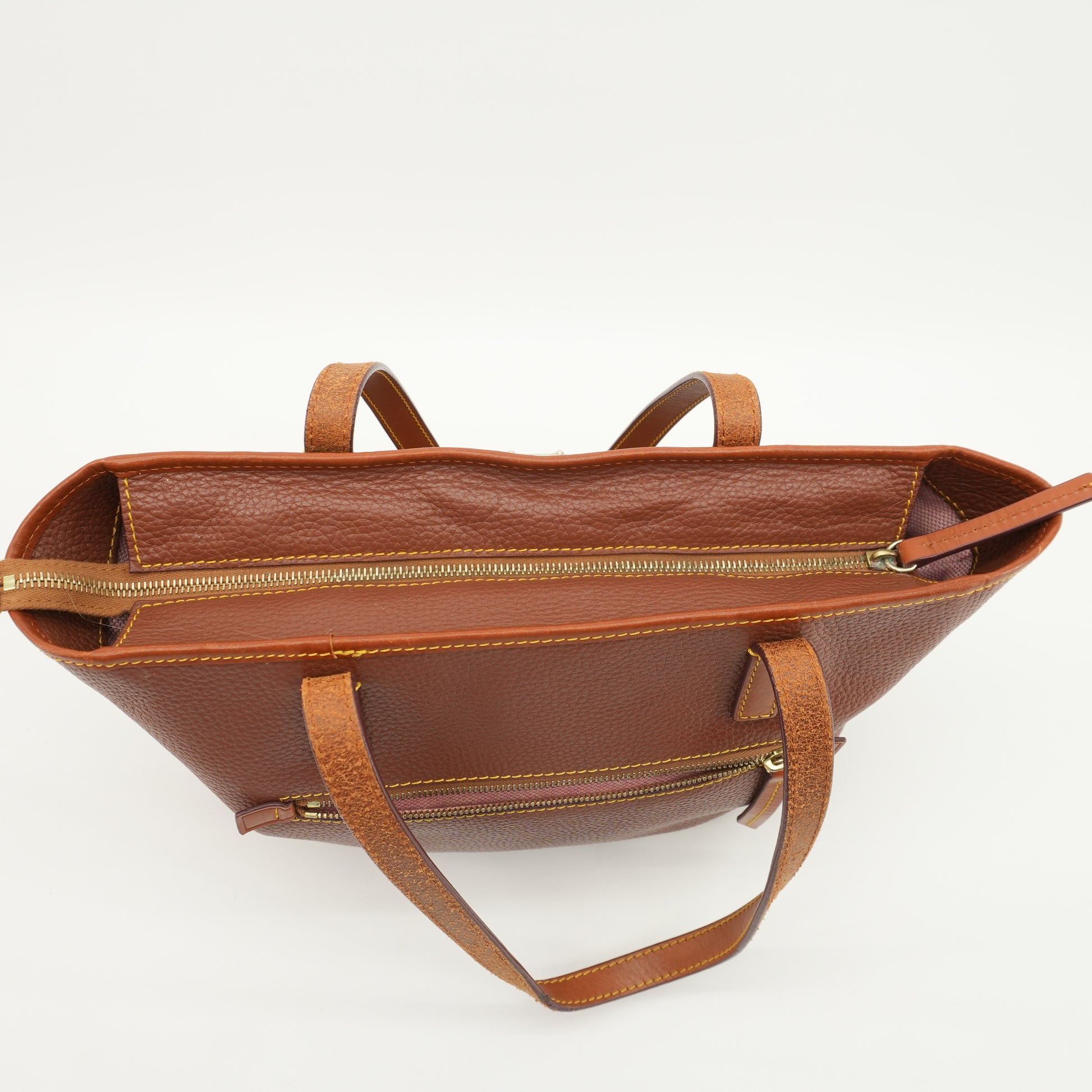 dooney-bourke-brown-leather-tote-bag-large-satchel-shopping-bag-13.jpg