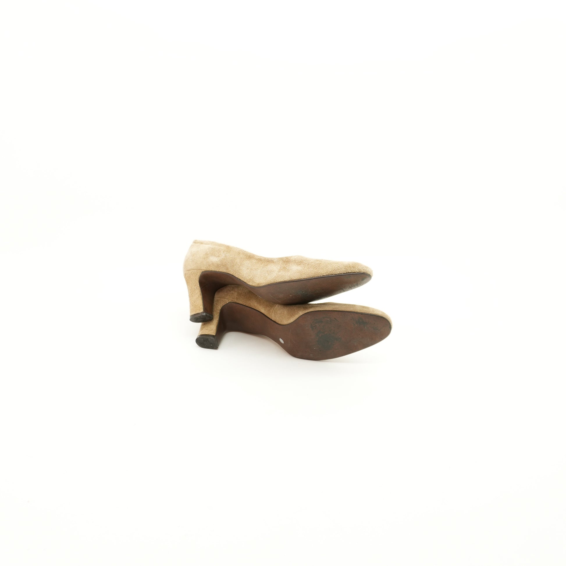 vintagesuedeleatherheelstan1970spumpssize9.5-9.jpg