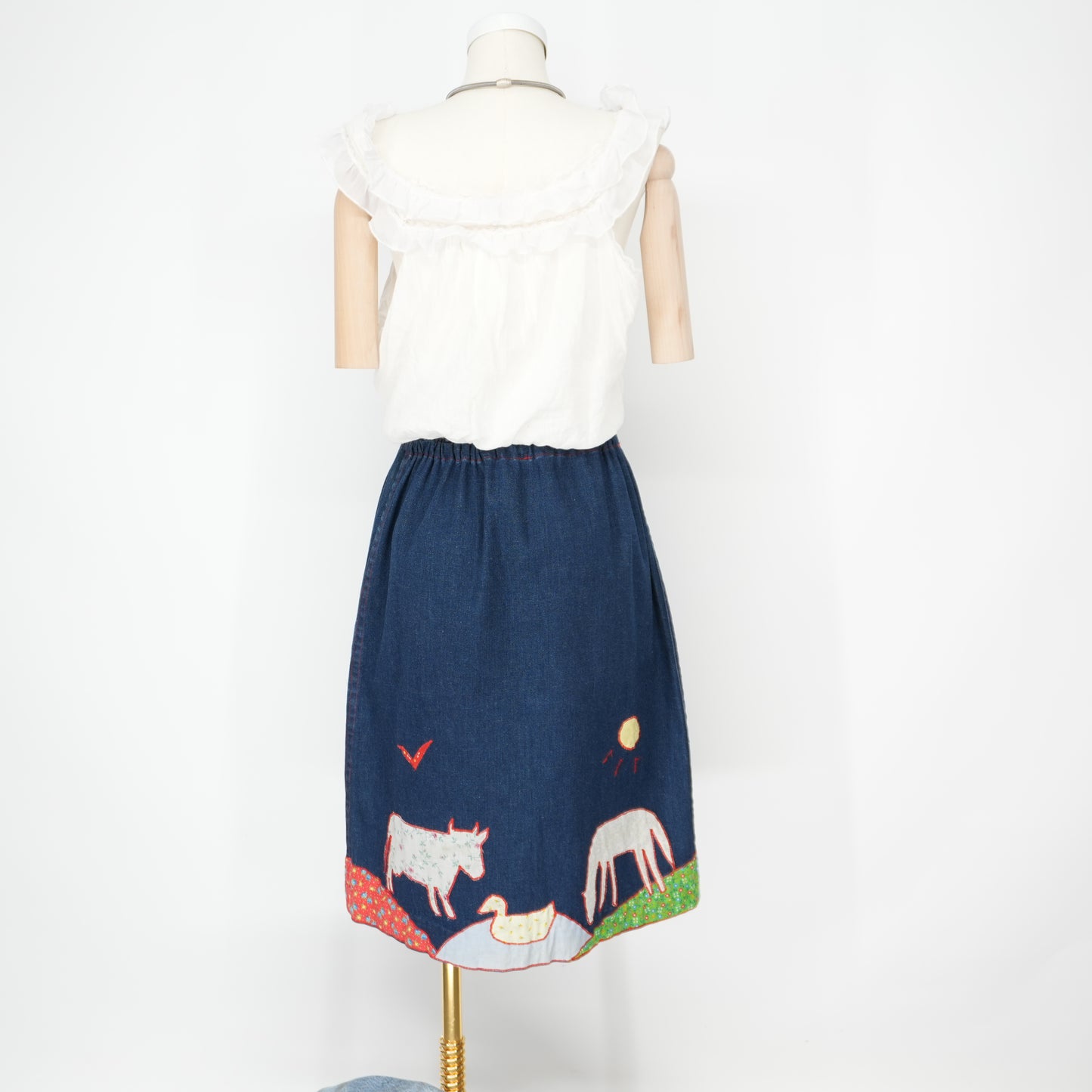 quiltedskirtvintage70spatchworkdenimanimalsfloralembroideredmedium-9.jpg