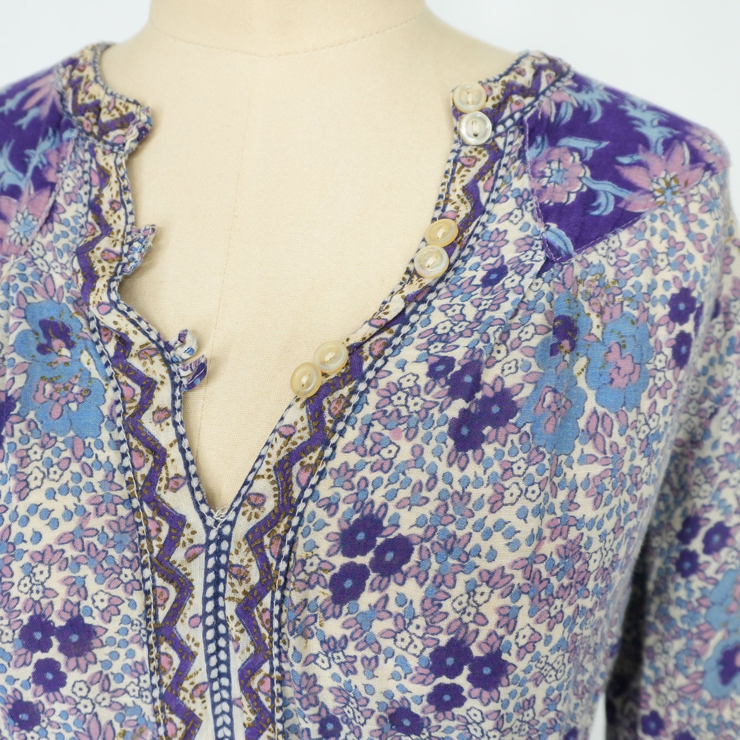 vintage70skaisercottongauzebohoprairieindianfloralbluepurpledress-4.jpg