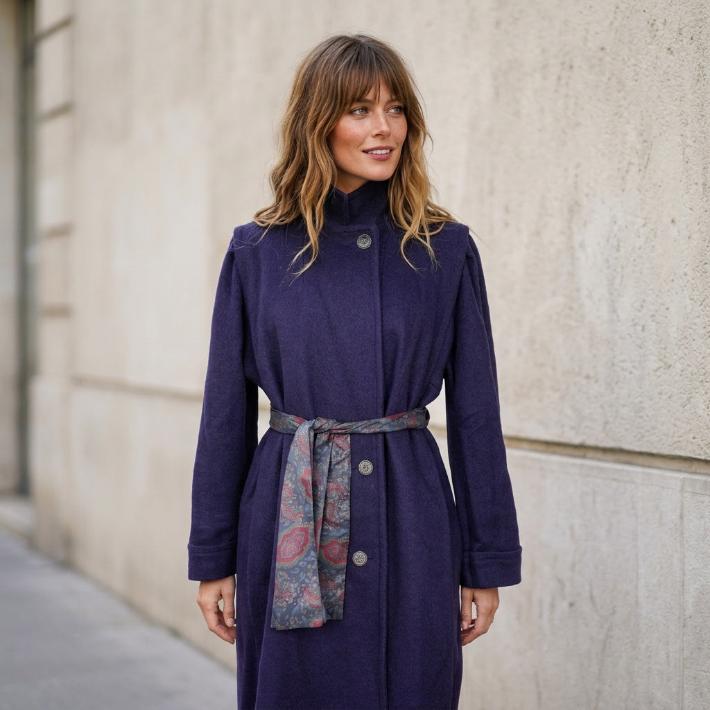vintagenavybluewool80savantgardepeacoatwithbeltscarf-5.jpg