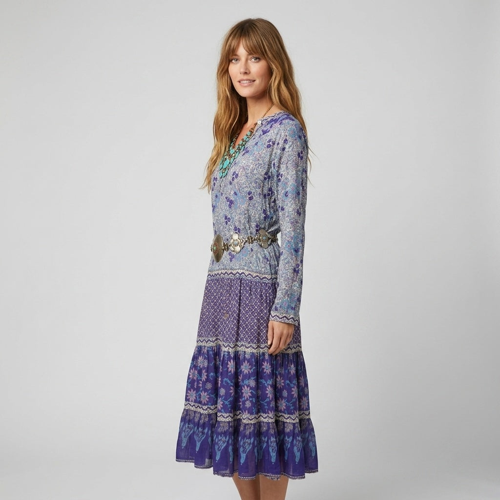 vintage70skaisercottongauzebohoprairieindianfloralbluepurpledress.jpg