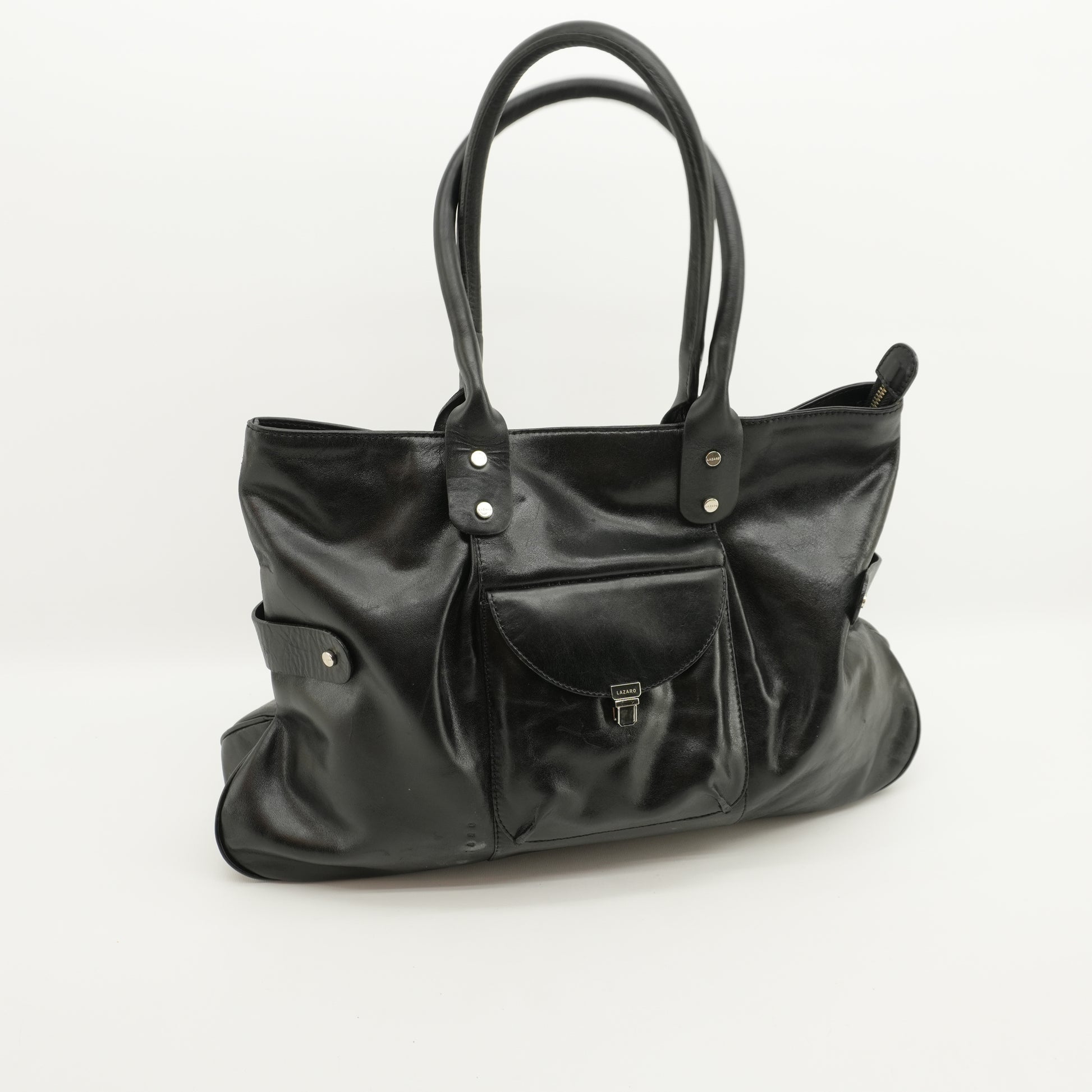 black-leather-shoulder-bag-large-tote-handbag-weekender-travel-school-bag-8.jpg