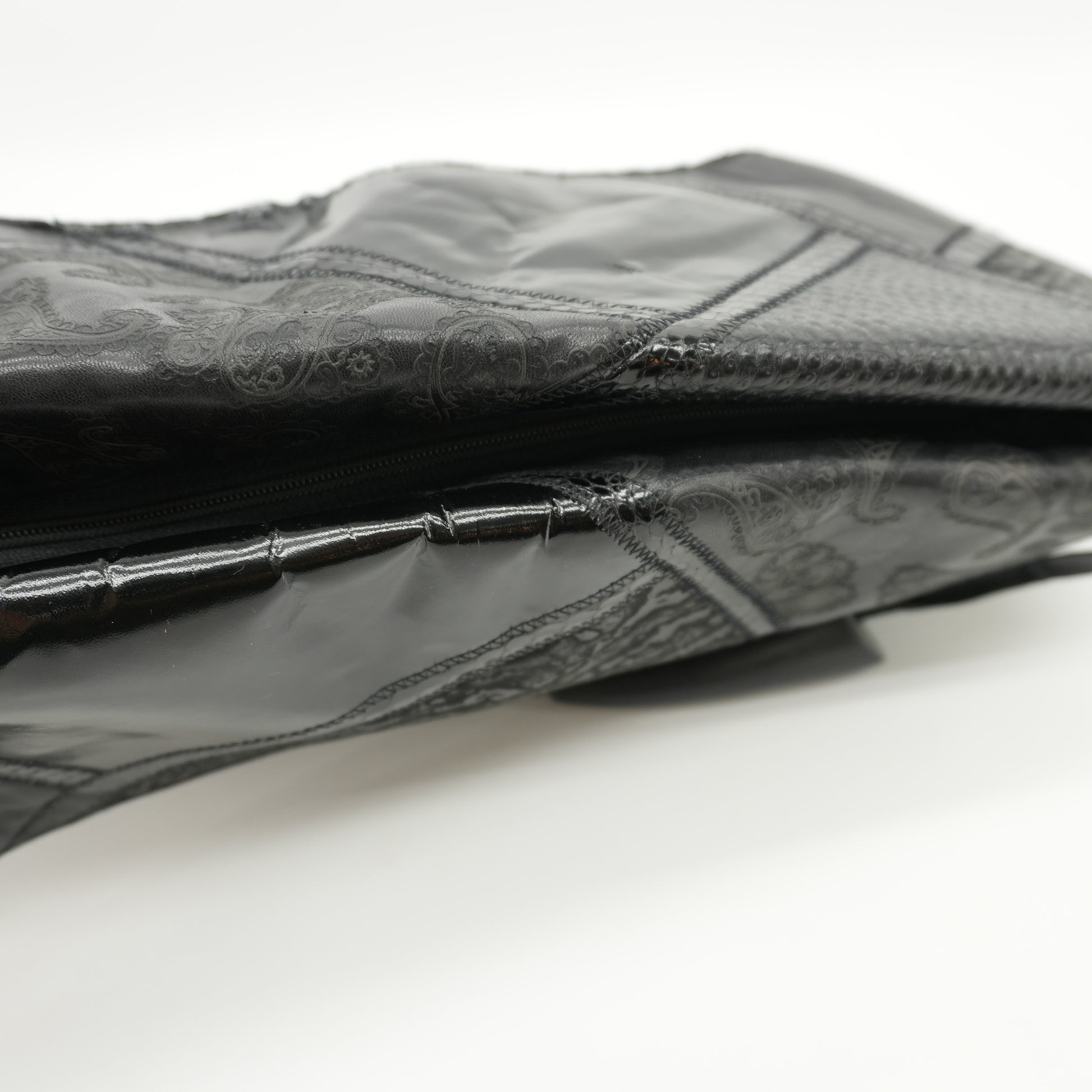 vintage-80s-glam-avant-garde-black-leather-paisley-patent-clutch-6.jpg