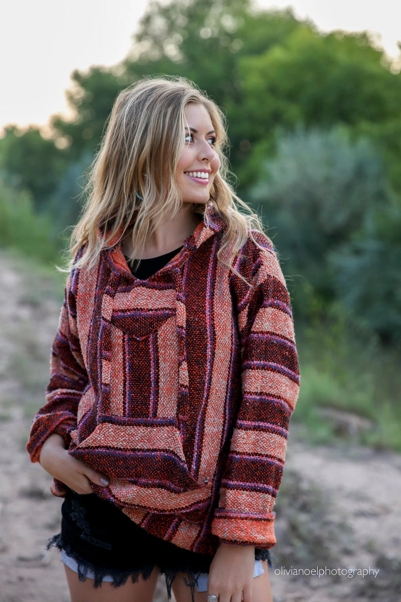 Mexican hoodie poncho sweater on sale