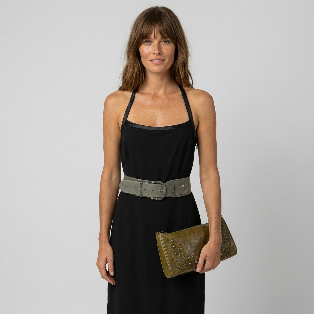 olivegreenstuddedleathershoulderbagconvertibleclutch-3.jpg