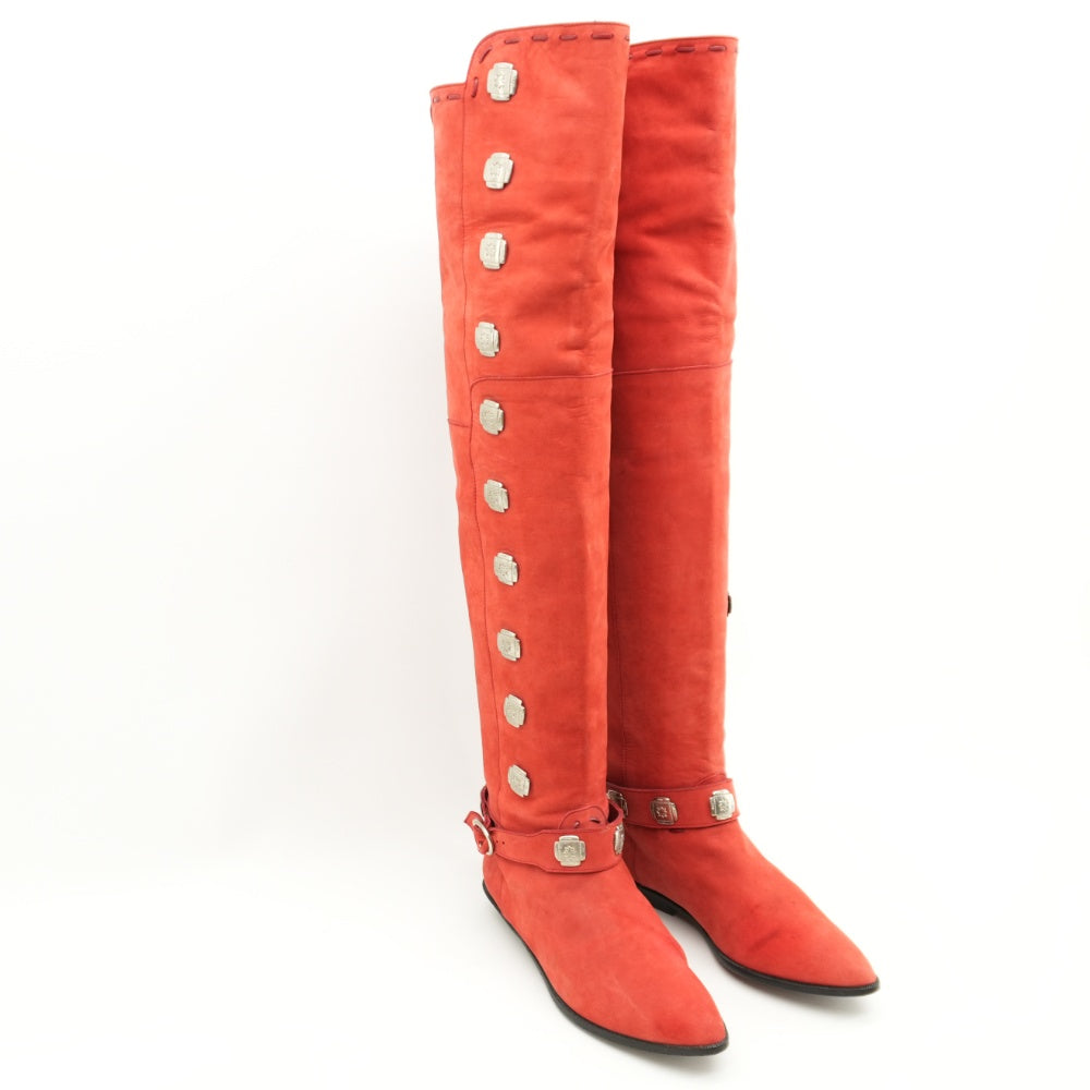 overthekneeconchobootstallcowboybootvintagesouthwesterndonaldjplinerredsuedewesternbootssize6.5-2.jpg