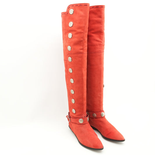 overthekneeconchobootstallcowboybootvintagesouthwesterndonaldjplinerredsuedewesternbootssize6.5-2.jpg