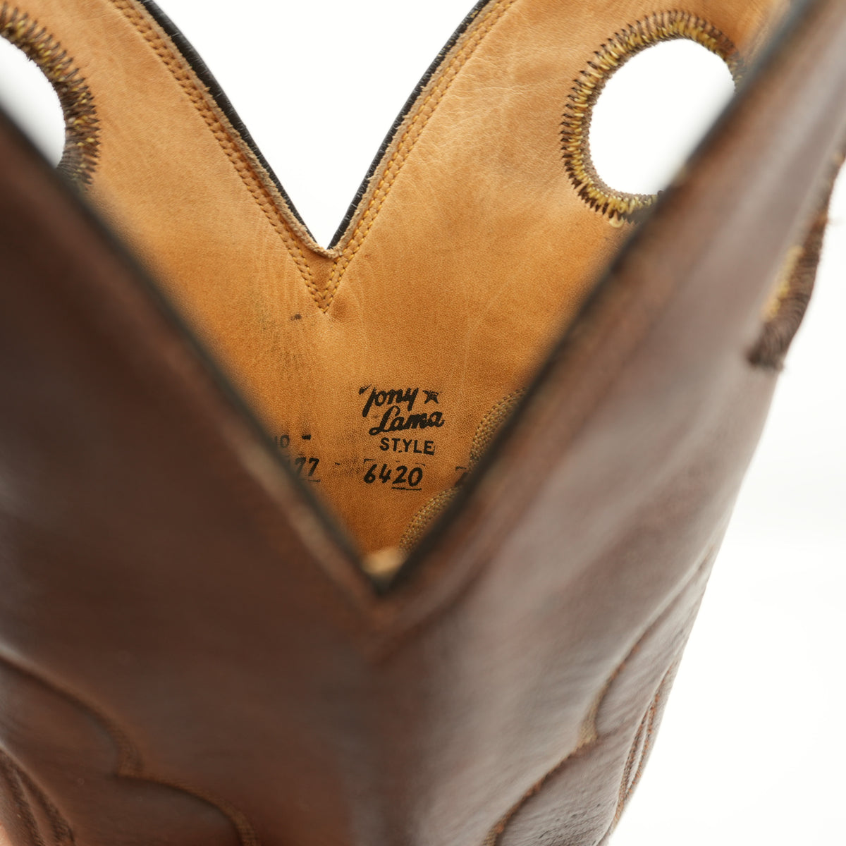 tonylamatallcowgirlbootsbrownleatherwesternkneehighcowboybootssize75-16.jpg