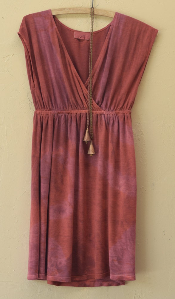 Bell Necklace Long Copper Golden Brass Statement Pendant Necklace