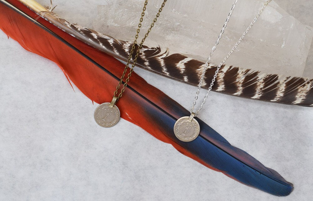 Coin Necklace Gypsy Indian Money Coin necklace Made to order customizable