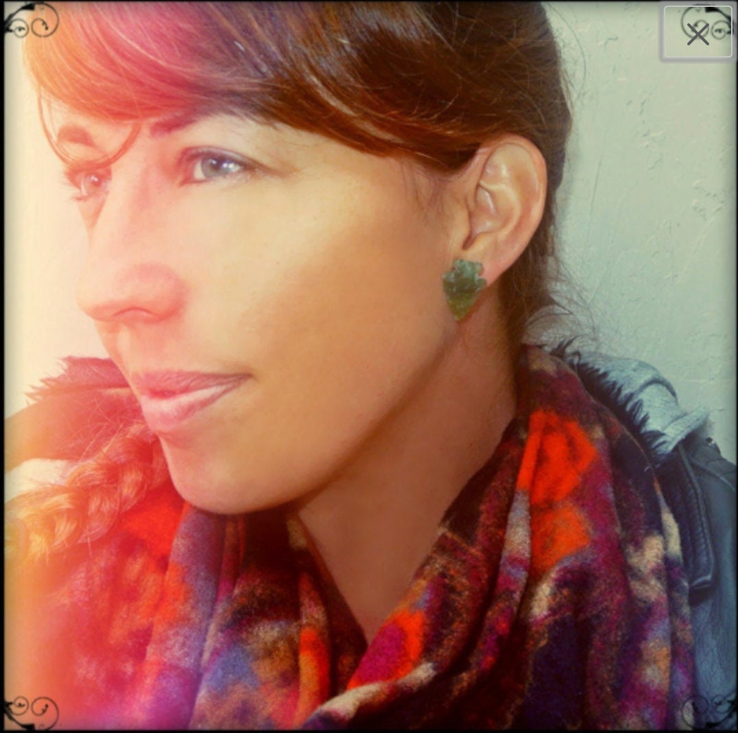 Arrowhead Flint Stone Colorful Earrings Drop or Post Earrings