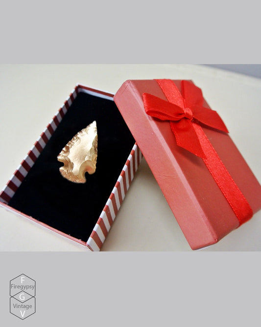 Arrowhead Ring PICK YOUR COLOR Stone Tribal Native Adjustable Ring Customizable