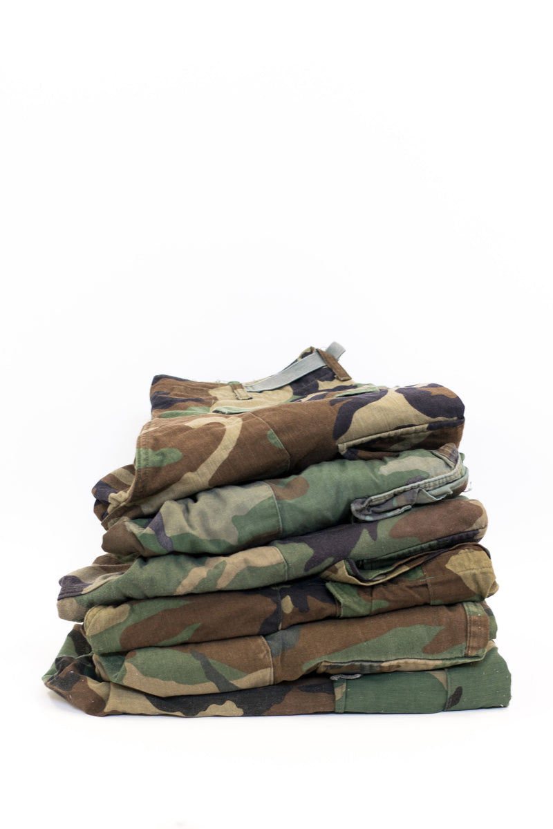 Vintage Camo Pants All Sizes Surplus Authentic Military Reclaimed Cargo Pants Sz. XXS-XL