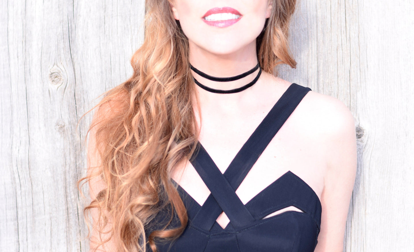 Choker Necklace French Velvet Choker Necklace Choose from Wide Thin or double