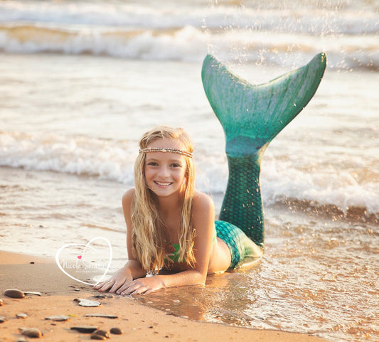 Seashell Headband Mermaid Crown Festival Flapper Wedding Hawaiian Ocean Pretty Hair Headpiece