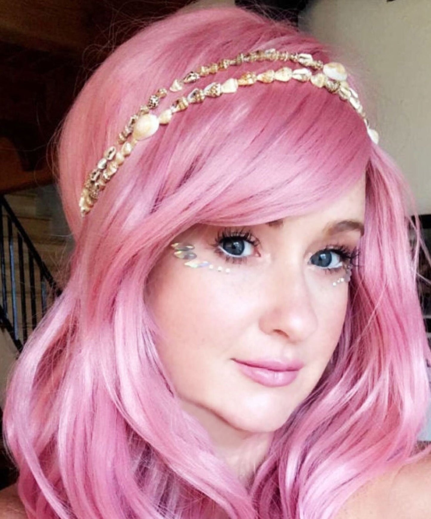 Seashell Headband Mermaid Crown Festival Flapper Wedding Hawaiian Ocean Pretty Hair Headpiece