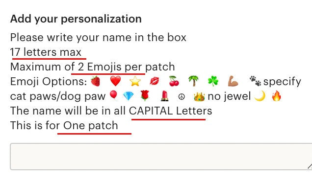 CUSTOM EMBROIDERED PATCH Personalized Your Name Emoji Say What You Want Patch Symbol Colorful Personalized Patch