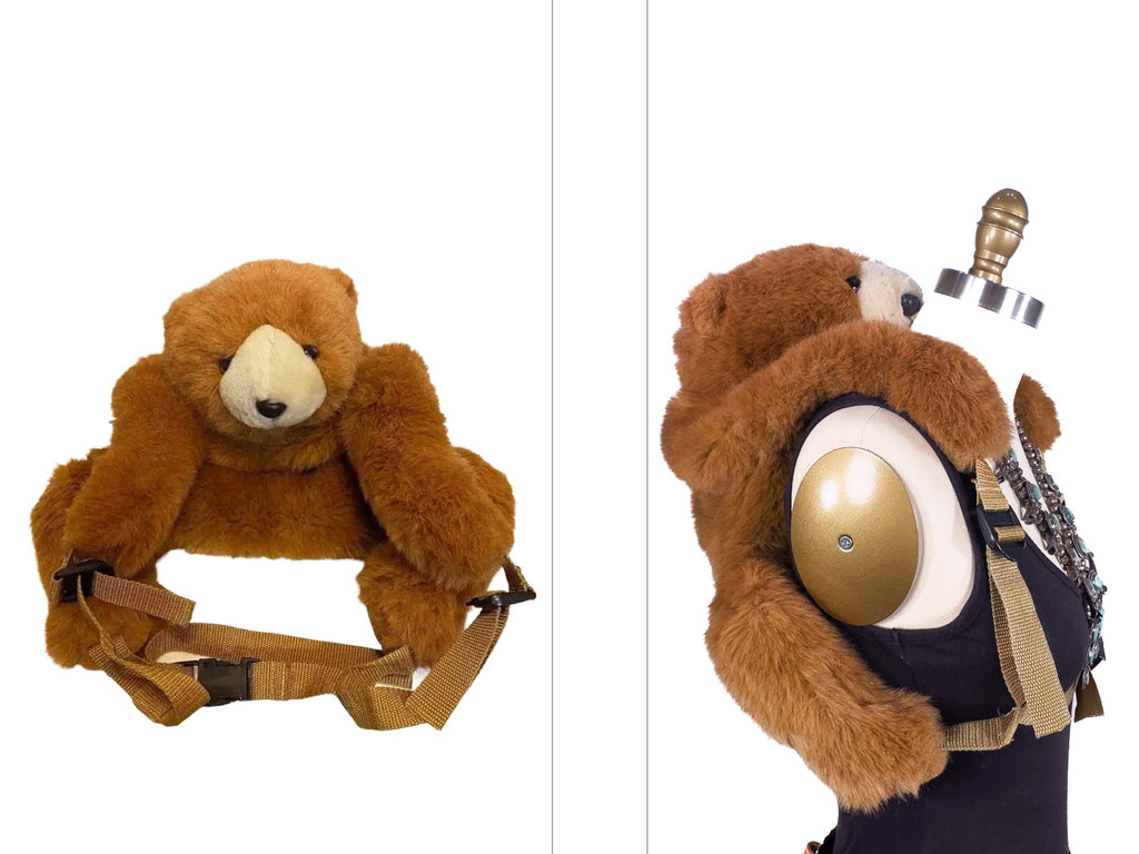 Teddy bear backpack discount 90s