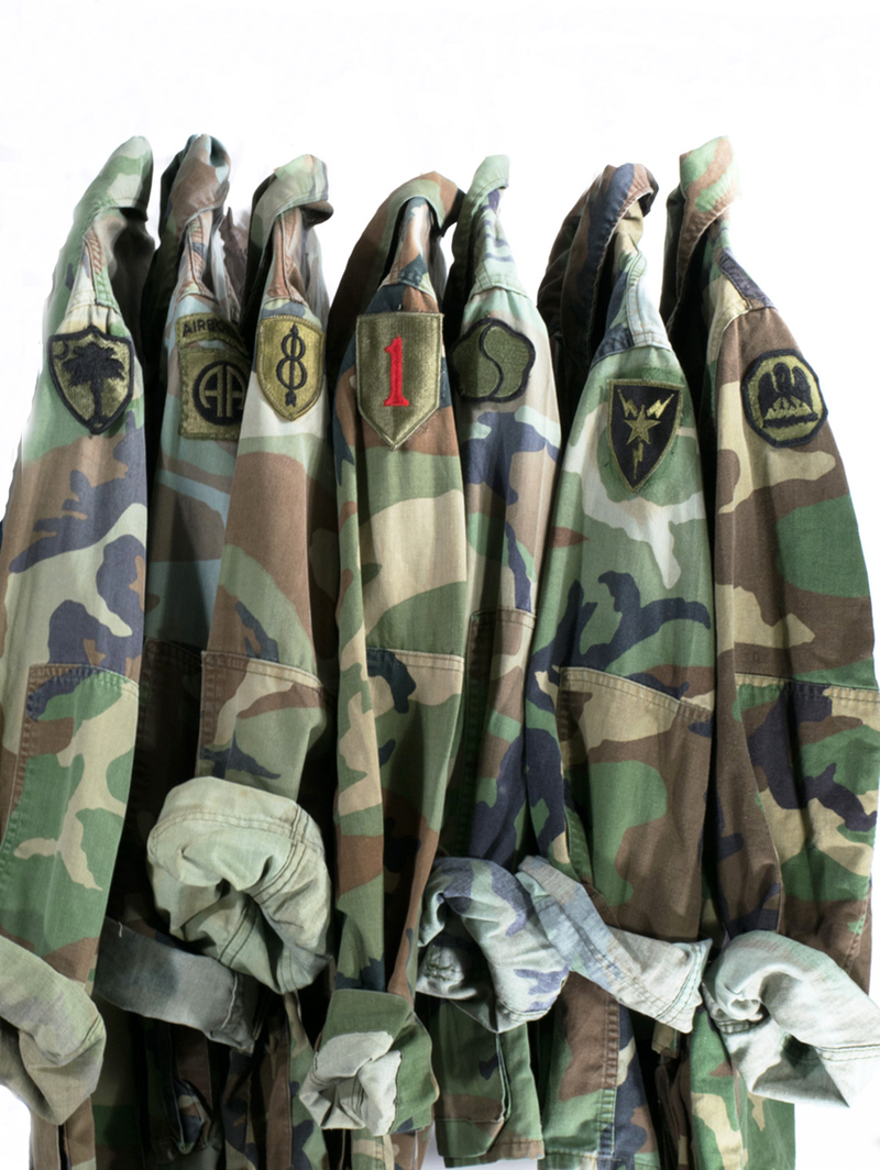 Camo sales shirt jacket