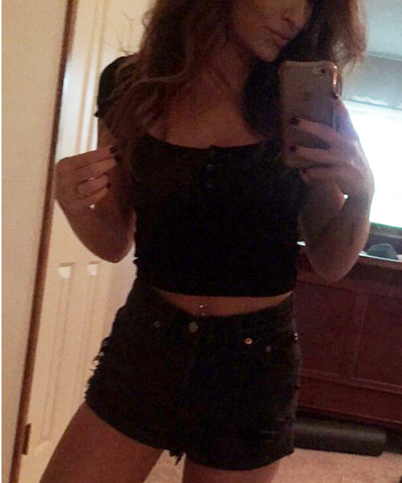 Black vintage levi sales shorts