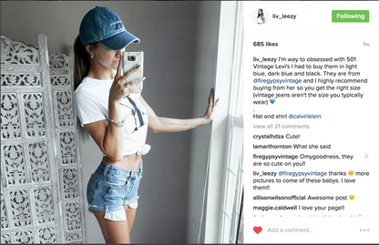 Vintage LEVI Shorts Denim Cutoff CUSTOM FIT Button Fly 501s OR Zip Fly Levis