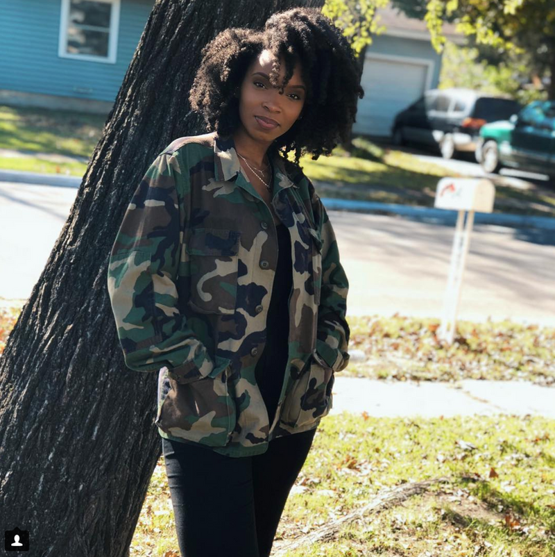 Long 2025 camouflage jacket