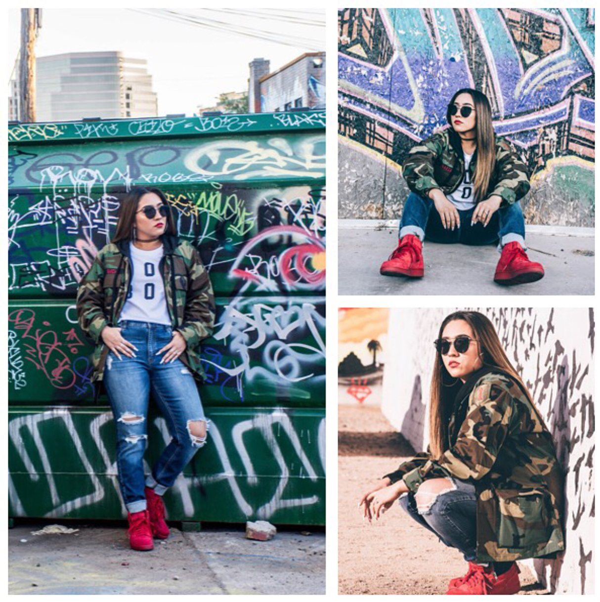 Vintage Camo Jacket 90s Military Army Issued Slouchy Grunge Button Down All Sizes