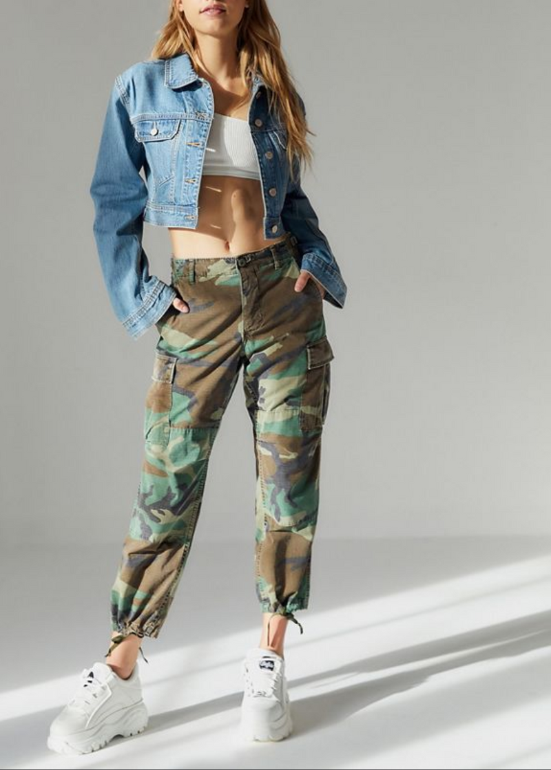 Camo cotton surplus clearance cargo pant