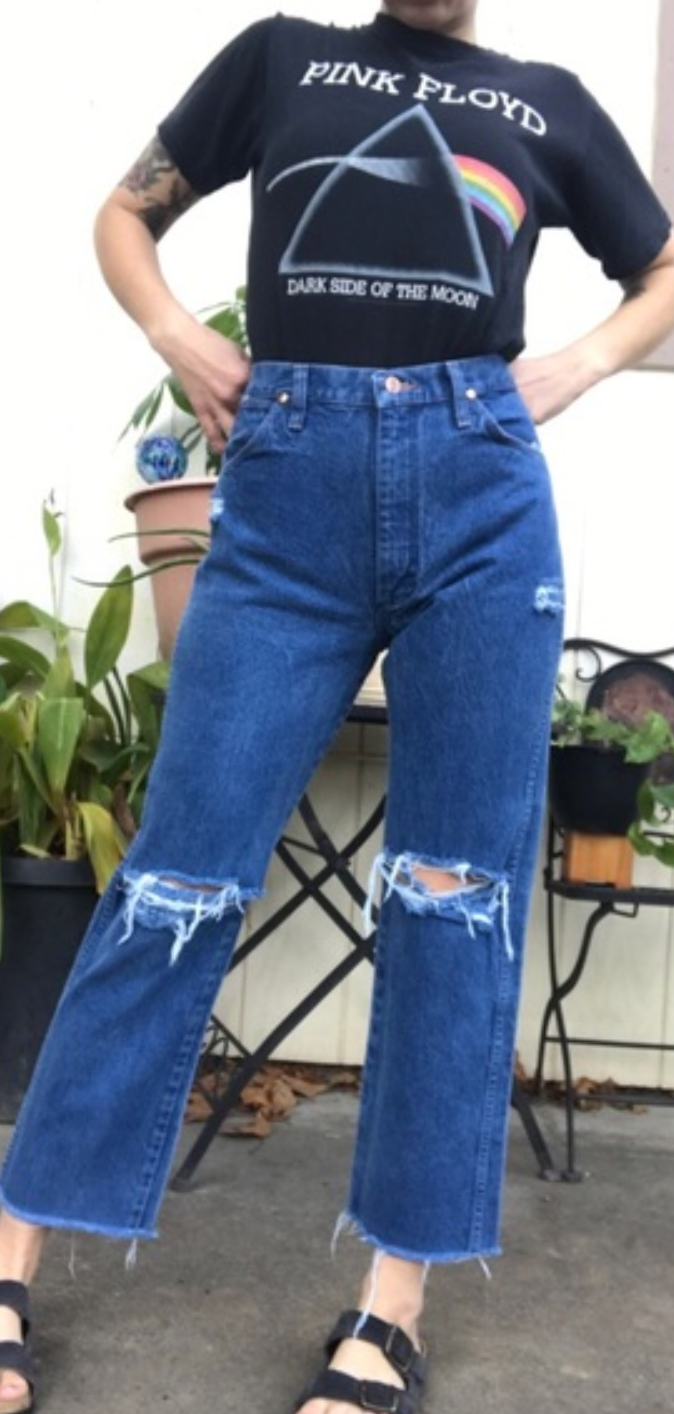 Vintage WRANGLER Jeans High Waist Denim All Sizes Custom Fit