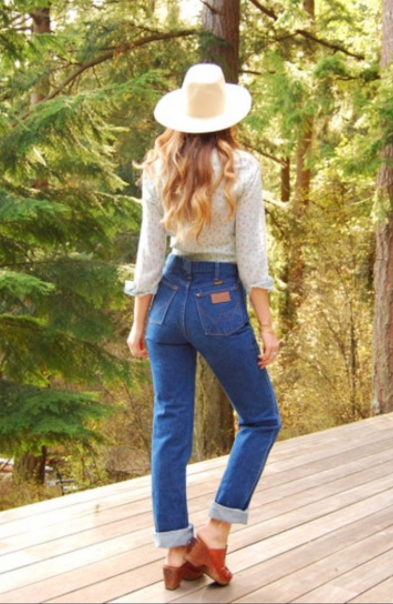 SHEIN Vintage High-Waist Denim Skinny Jeans | SHEIN IN