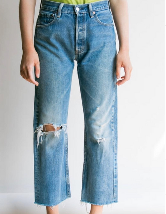 Vintage LEVI'S Boyfriend Jeans In Your Size Denim Levi Highwaist Vintage Distressed Jeans