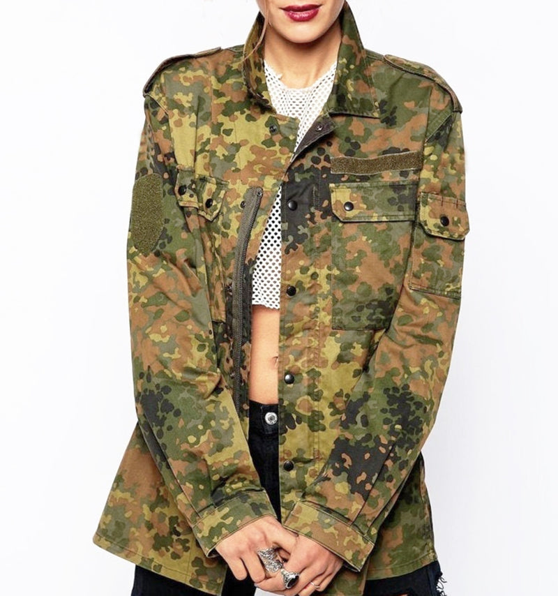Full Sleeve Camouflage Military Jacket
