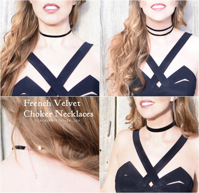 Thick 2025 velvet choker